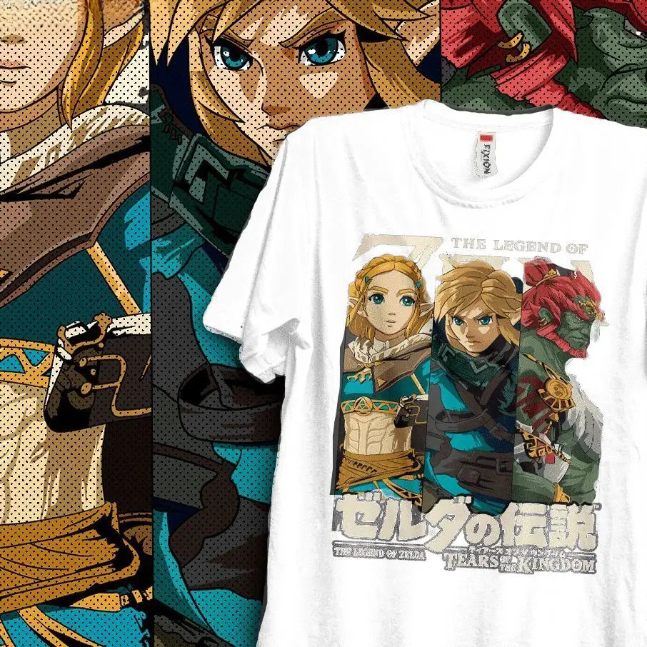 T-shirt Zelda TOTK 100% Coton