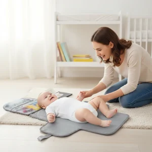 Tapis à langer nomade | Pliable, Imperméable & 3-en-1