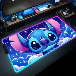 Tapis de souris LED RGB Stitch Nuage