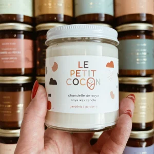 Baltic Club - Chandelle de Soya - Le Petit Cocon -Gardénia||Baltic Club - Soja Candle - Le Petit Cocon - Gardenia