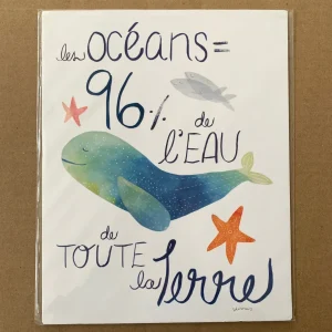 Moon & Sparrow - Affiche - Les Océans||Moon & Sparrow - Poster - Les Océans