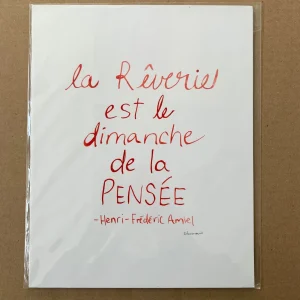 Moon & Sparrow - Affiche - La Rêverie||Moon & Sparrow - Poster - La Rêverie