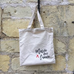 (LOT *12) Totebag Mariée dans l'année | Cadeau wedding planner pour futures mariées