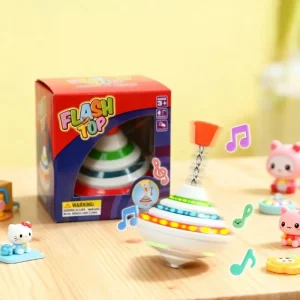 Toupies magiques musical lumière gyroscopique