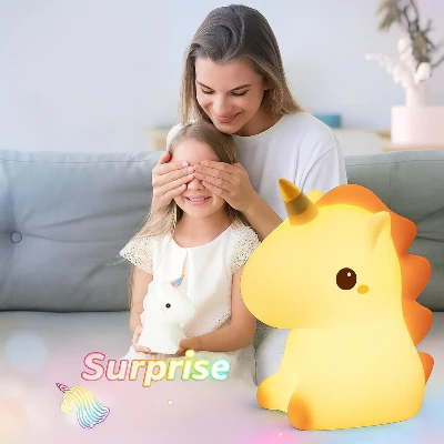 Veilleuse bébé | Licorne Lika™ rechargeable portable – Image 2