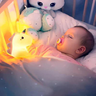 Veilleuse bébé | Licorne Lika™ rechargeable portable – Image 3